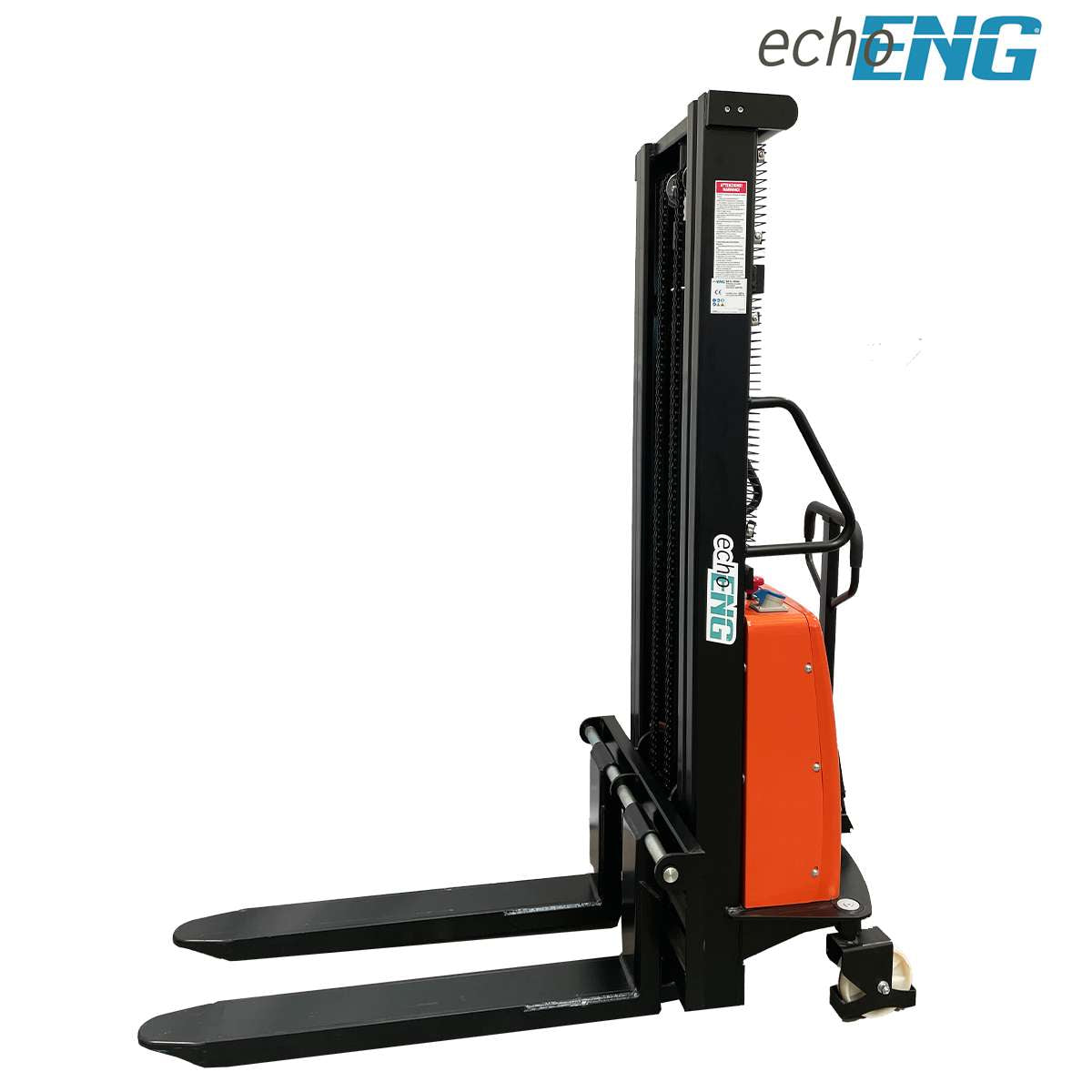 Carrello sollevatore semi elettrico a trazione manuale H.3m echoENG MA SL ES30E