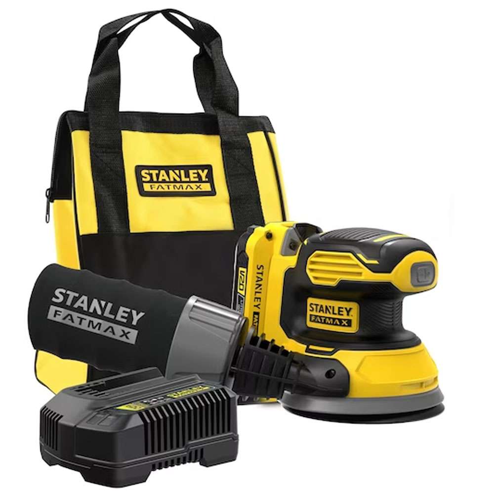 Levigatrice Roto-Orbitale18V V20 StanleyFatmax 2.0Ah 125mm SFMCW220D1S-QW