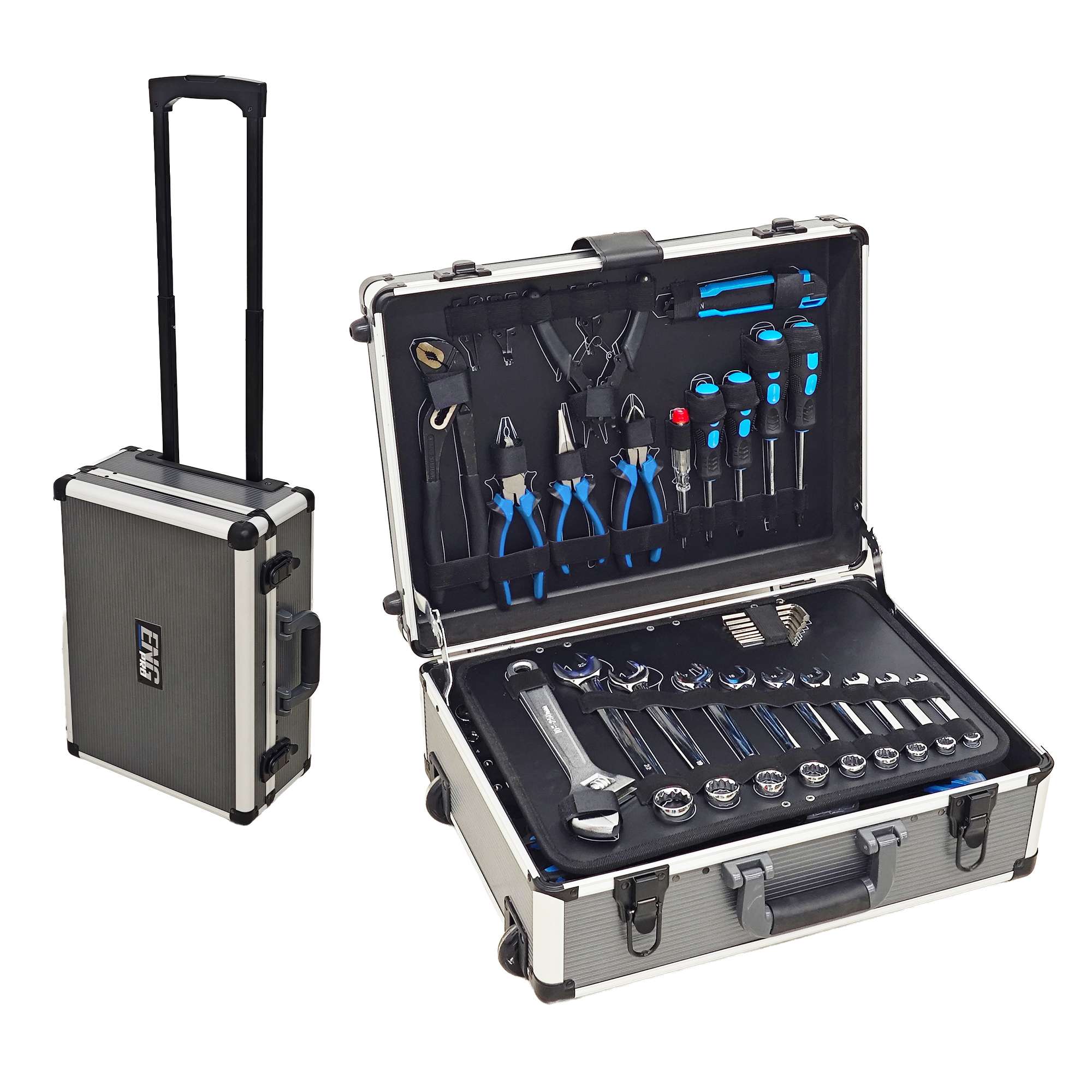 Trolley Portautensili con 176 Utensili Professionali ENG PRO - FI 90 T127