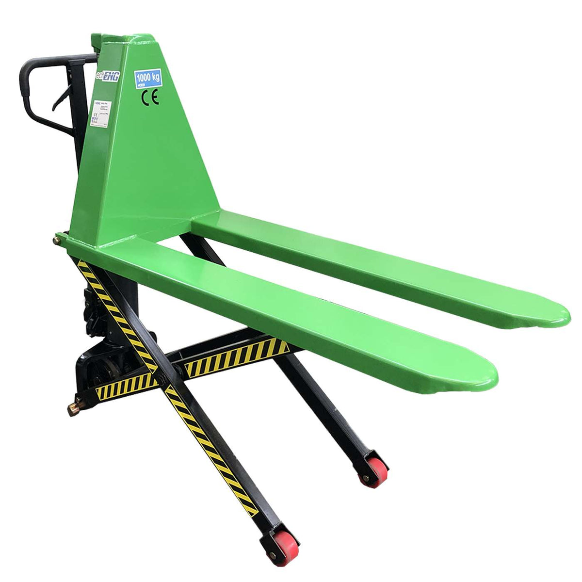 Transpallet idraulico a pantografo per pallet 1000Kg H 800 mm ENG PRO MA SL PP10