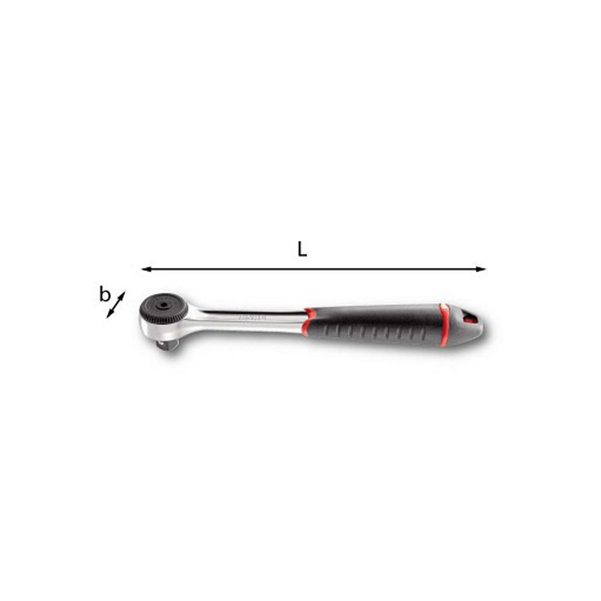 Cricchetto reversibile L. 120mm con meccanismo sigillato b 22mm - Usag237 B 1/4