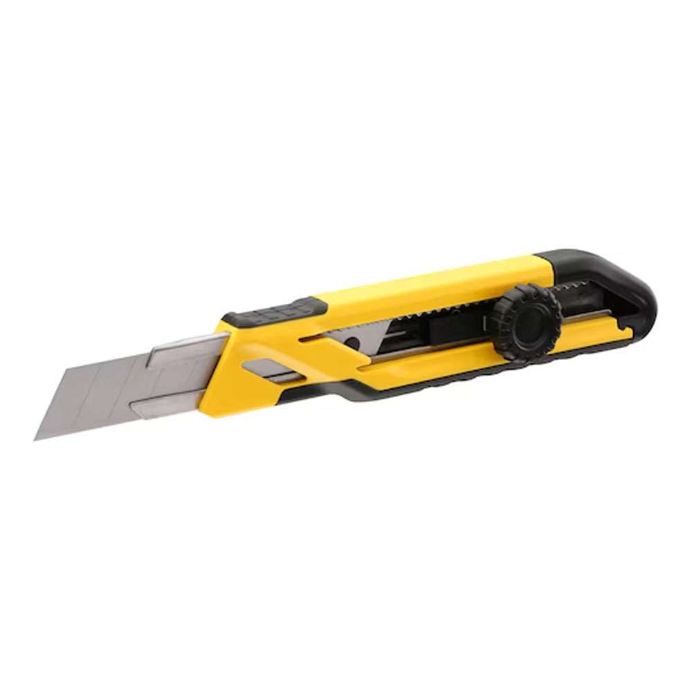Cutter 18 mm con rotella di bloccaggio 3 blade Stanley STHT-10268-0