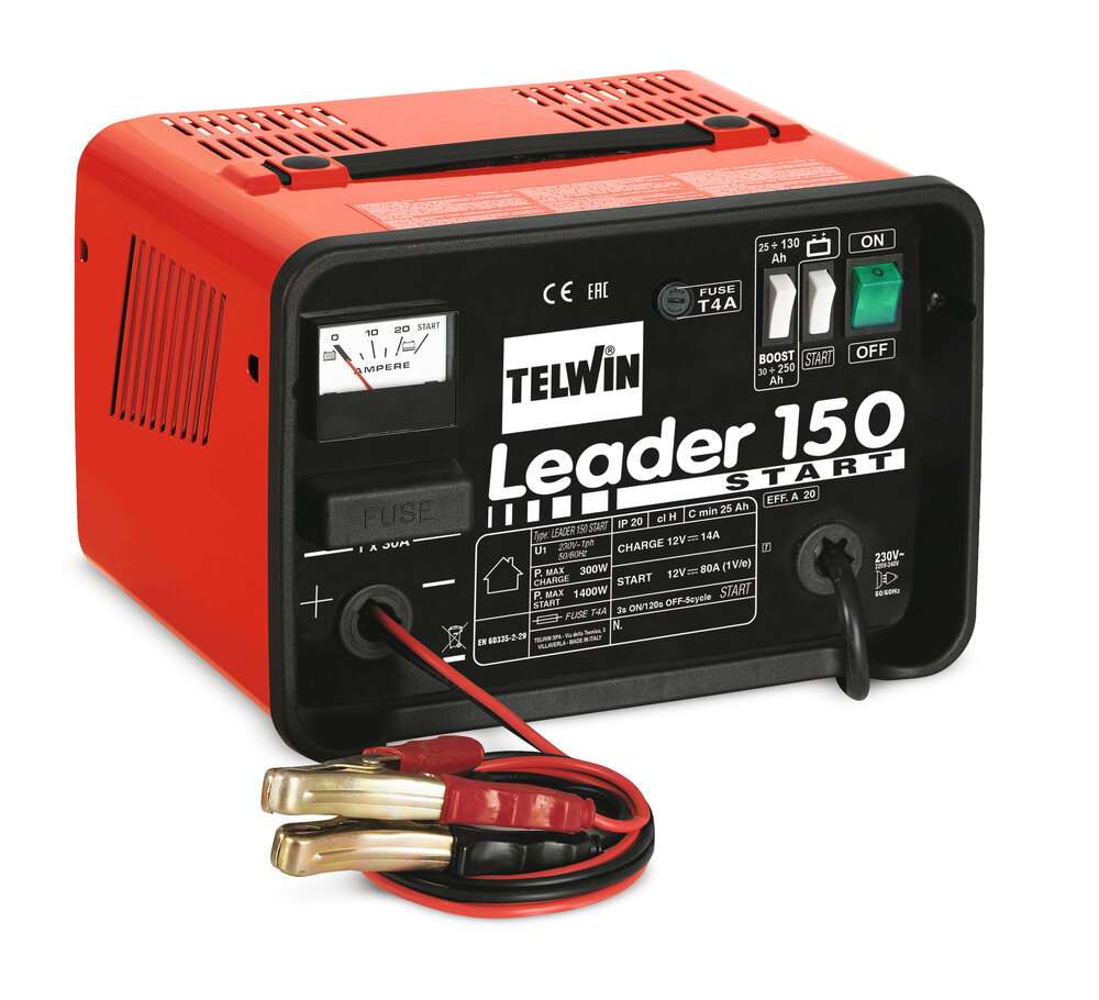 Avviatore per batterie autovetture Leader 150 START 230V - Telwin - 807538