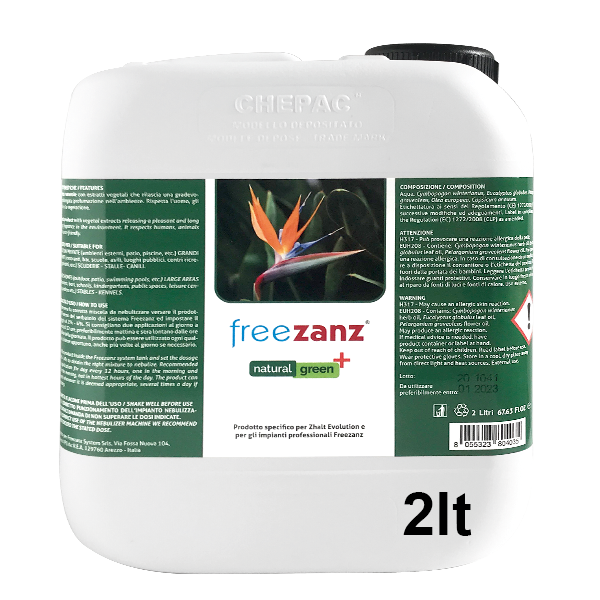 Antizanzare repellente 2 LT per Zhalt Evolution - Freezanz Natural Green+