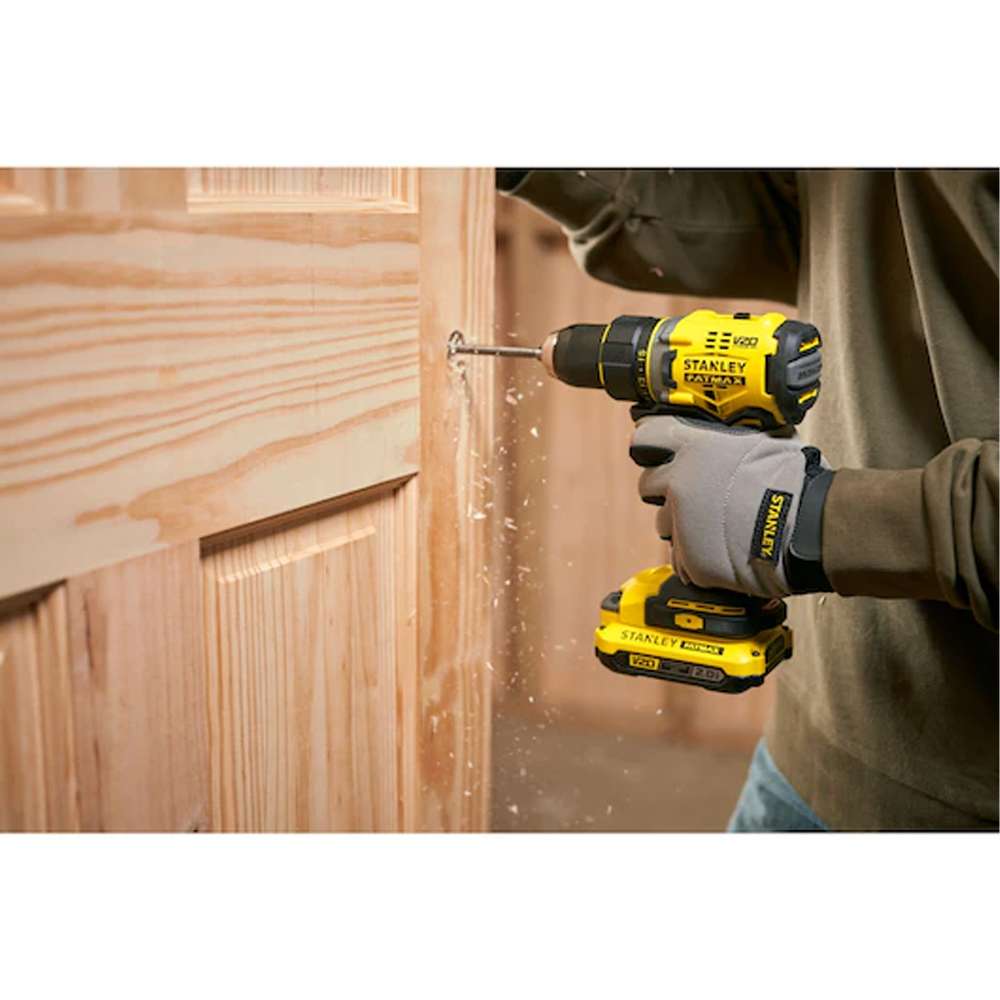 Trapano avvitatore brushless18V V20StanleyFatmax2.0Ah SFMCD720D2K-QW