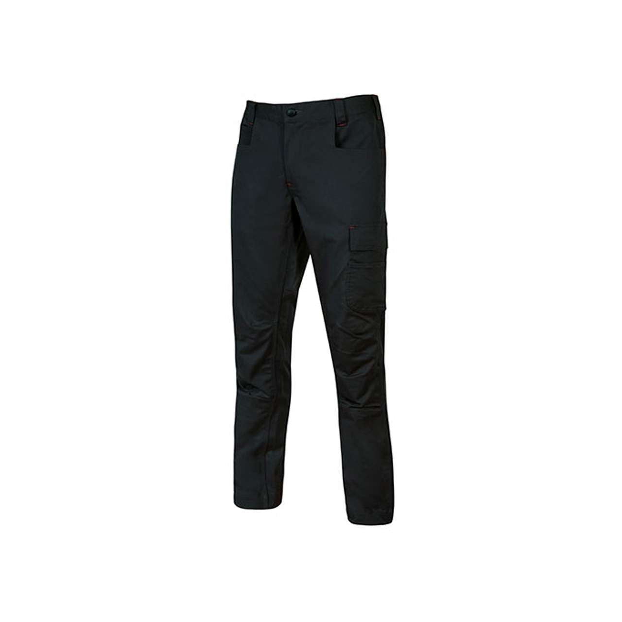 Pantaloni da lavoro in cvc, Black Carbon, Slim-Fit - U-Power Bravo TOP