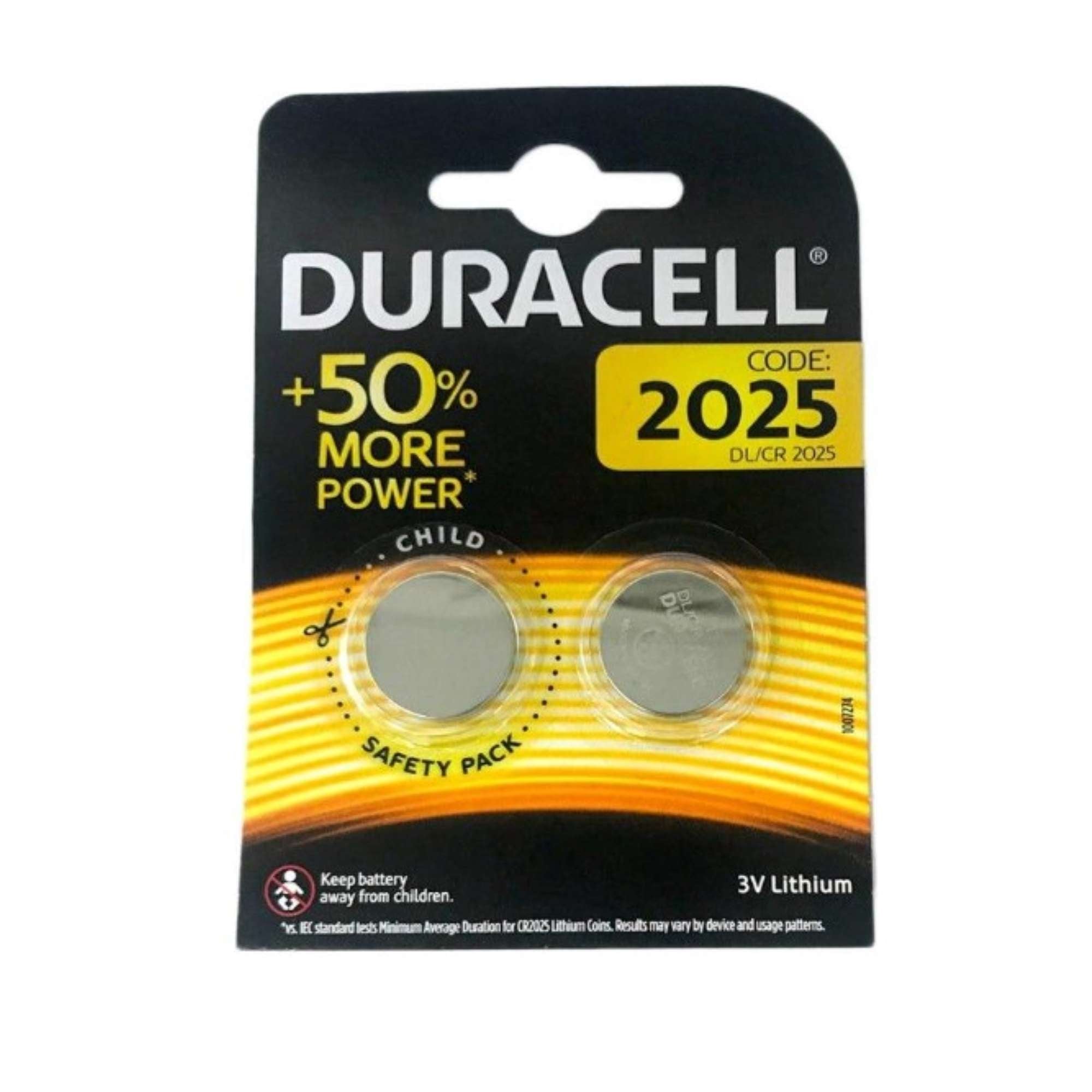 Batterie a bottone Specialist Electronic, blister con 2 pile - DURACELL CR2025