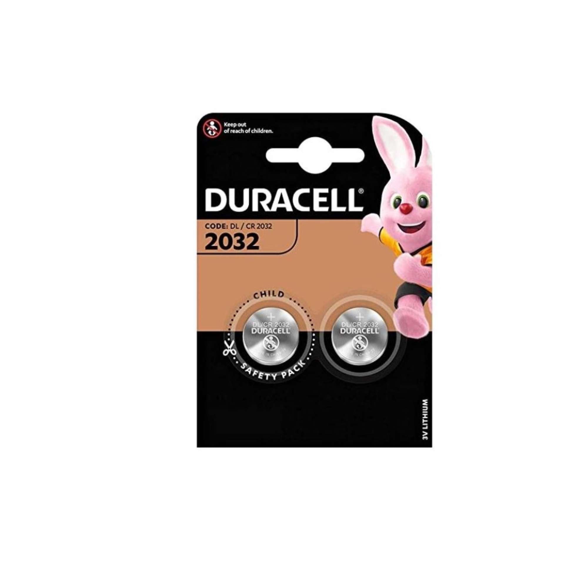 Batterie a bottone Specialist Electronic, blister con 2 pile - DURACELL 2032