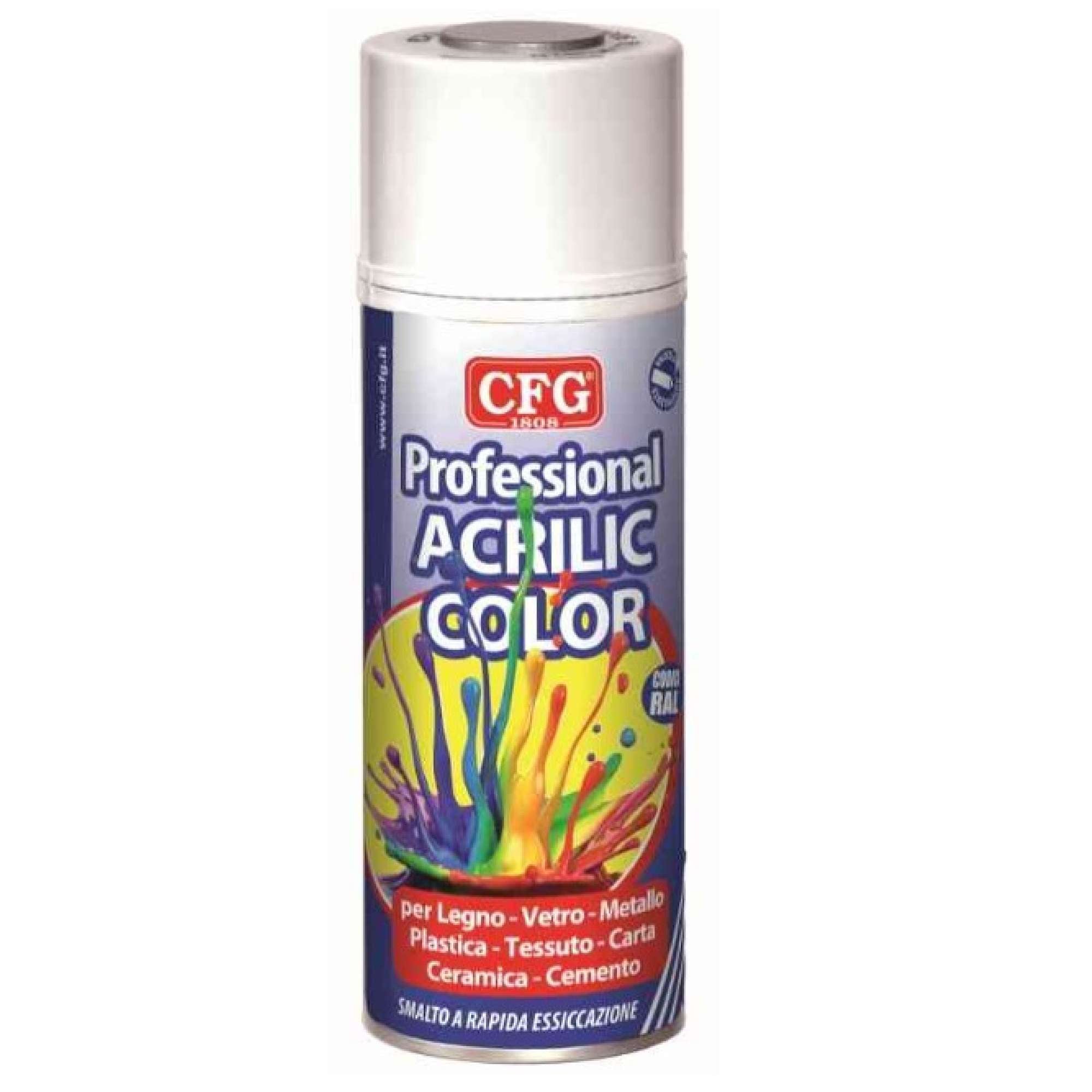 Smalto acrilico spray 400ml colorato - CFG