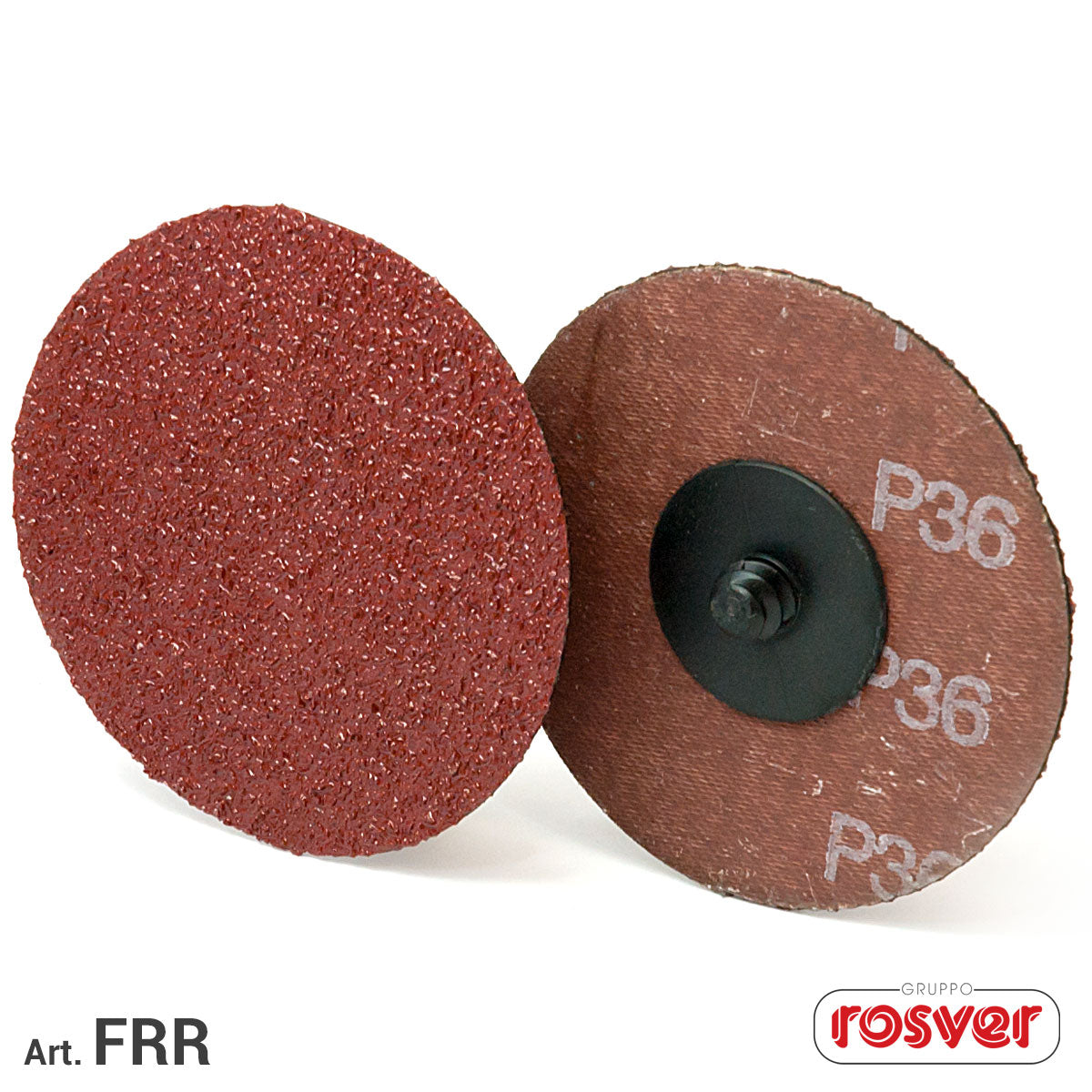 Disco a Vite Roloc FRR D.75 - Abrasivo al corindone - Rosver - Conf.25pz