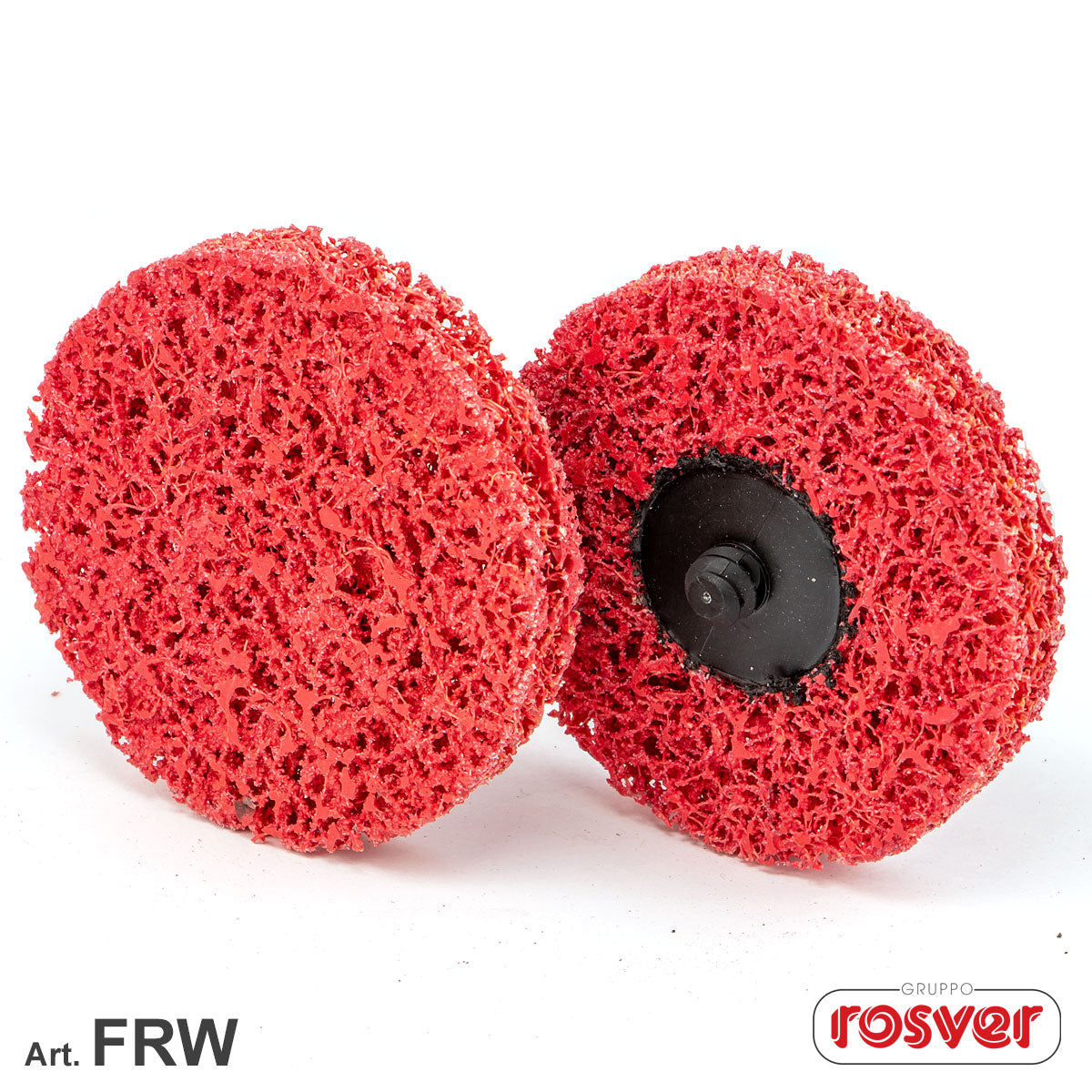 Disco a Vite Roloc FRW Red Cleaner - Abrasivo ceramicato - Rosver - Conf.10pz