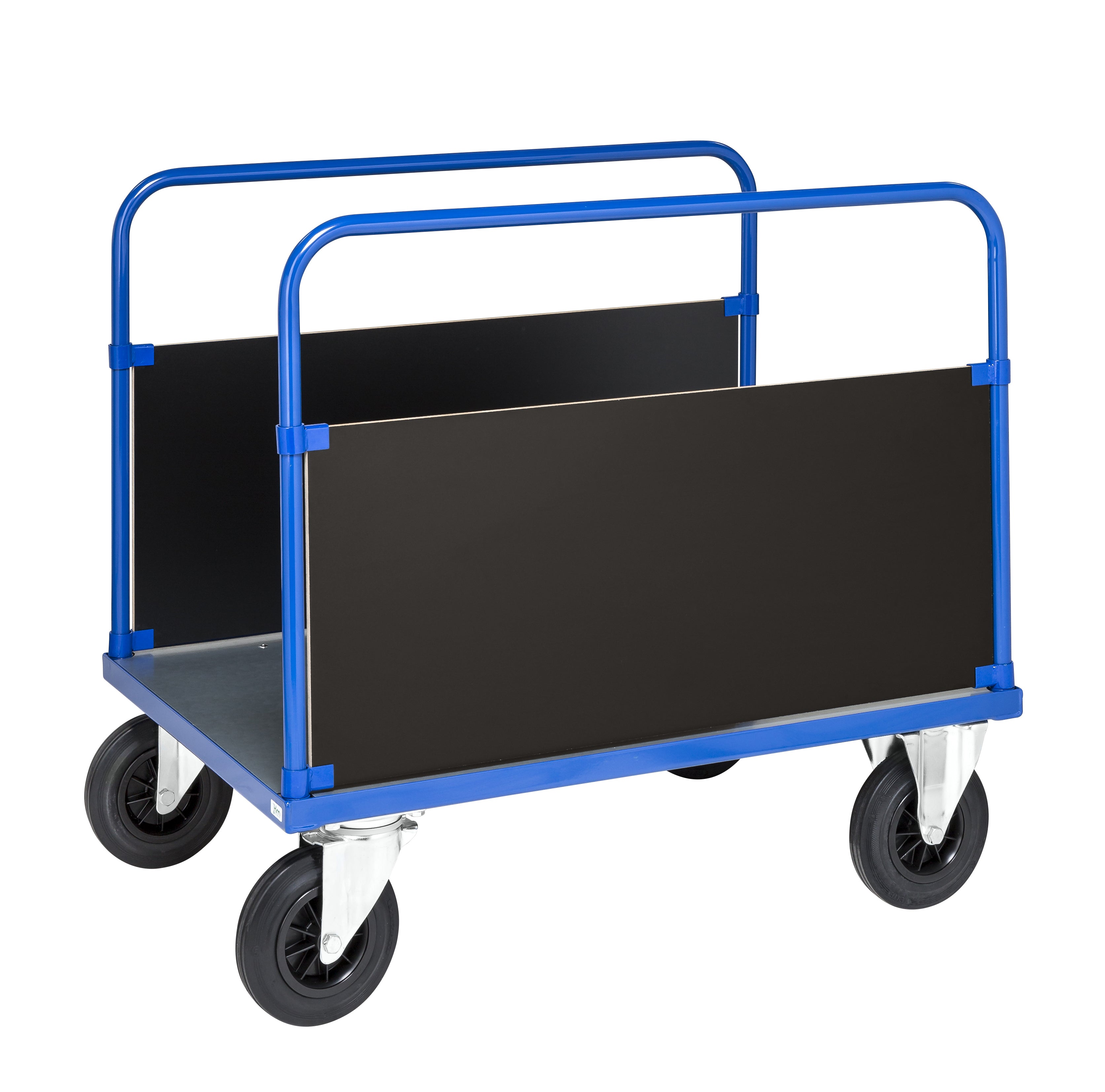 Carrello a piattaforma con sponda 1000 x 700 x 900 carico 500Kg Kongamek KM436-2