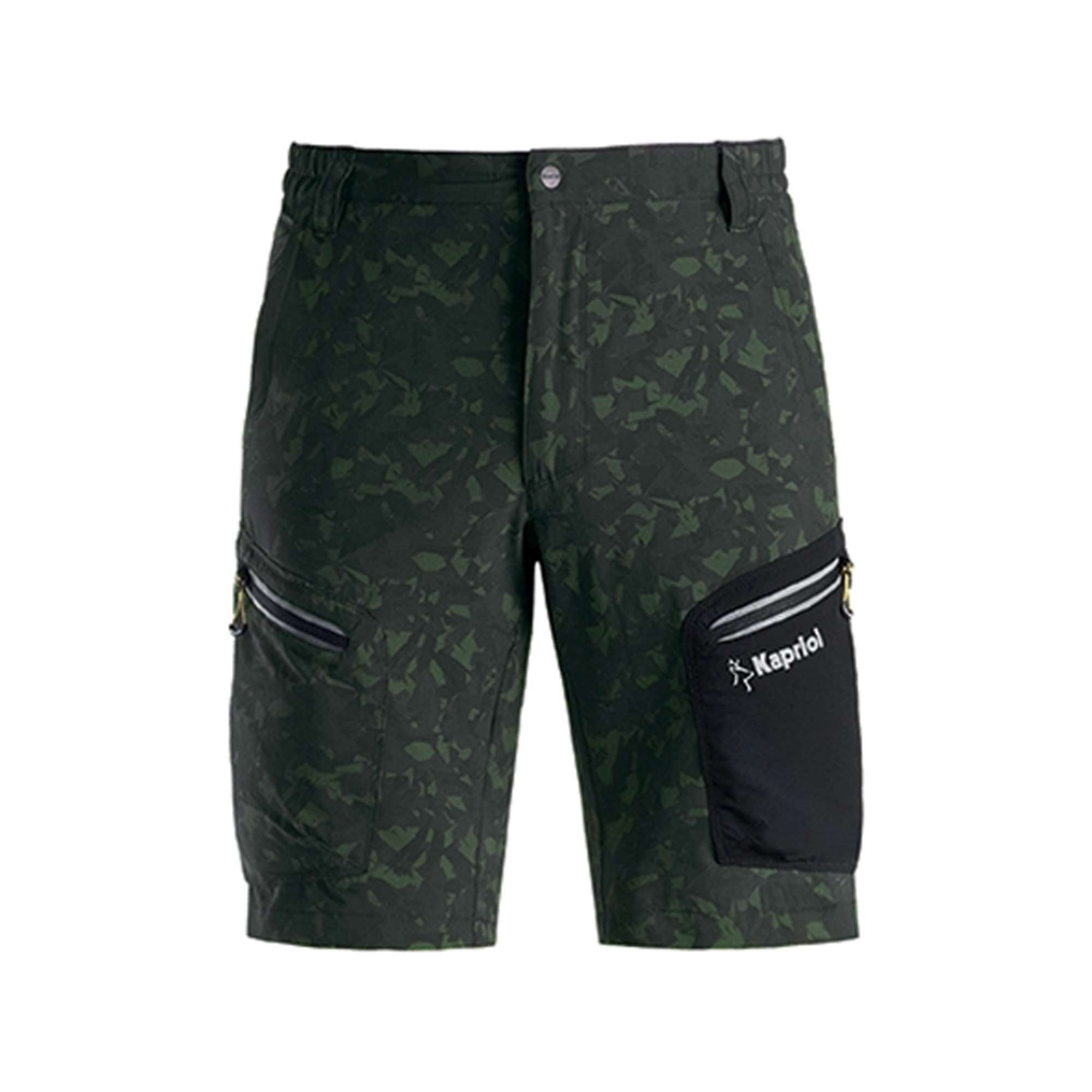 Pantalone corto tech camo verde TG XL - 35177 Kapriol