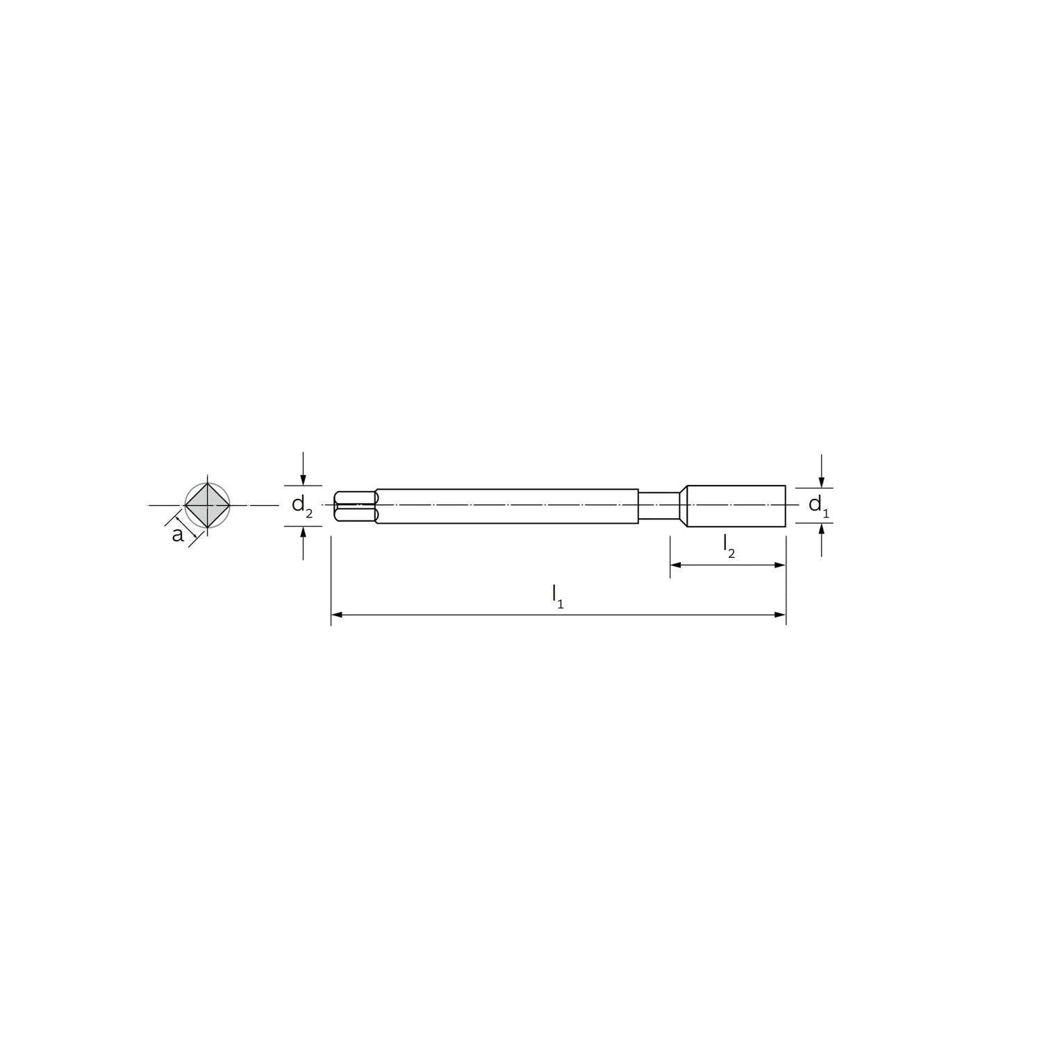 Maschio a mano WHT per applicazioni generiche 1/4 - ILIX