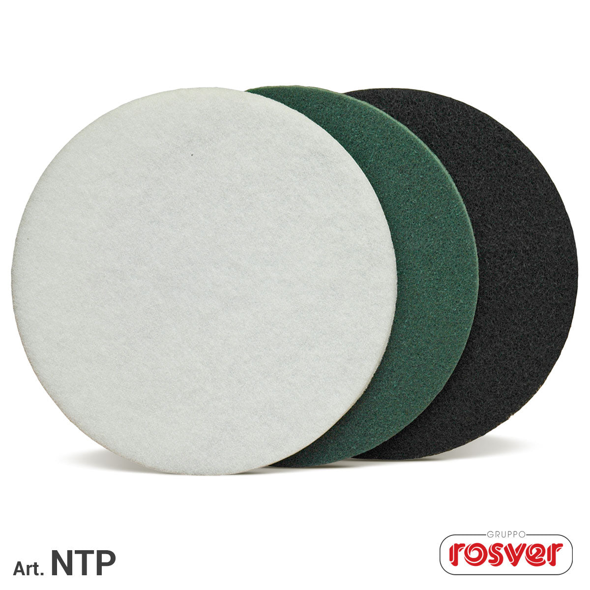 Disco Non Tessuto per pavimenti Misura 406 in tre tipologie - Rosver NTP