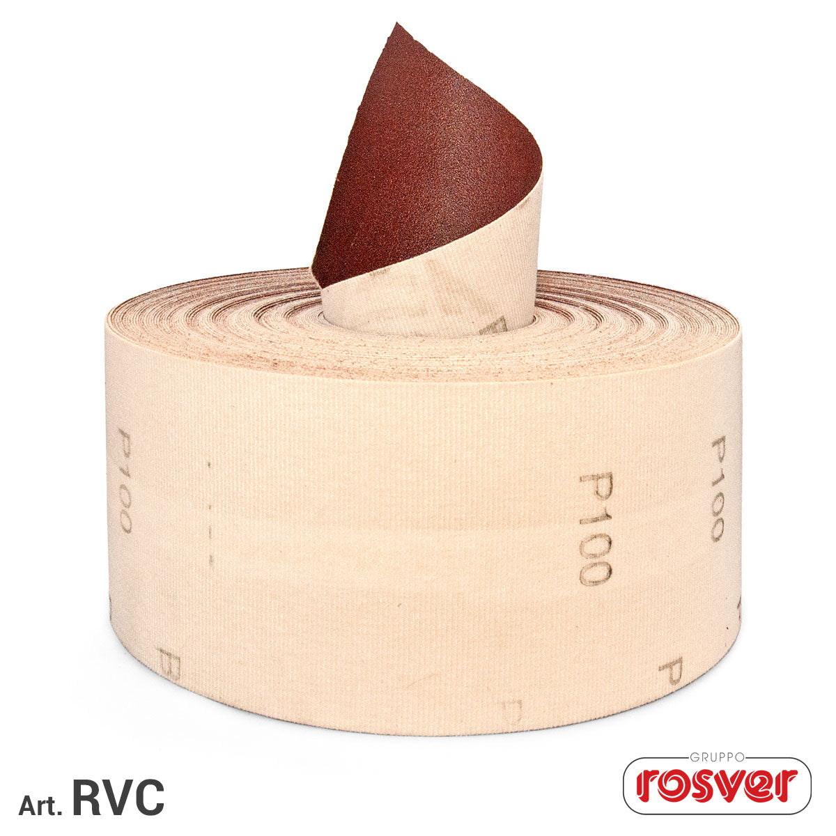 Rotolo Velcrato al Corindone - Rosver - RVC H.115 MT25 Peso E - Conf.1pz