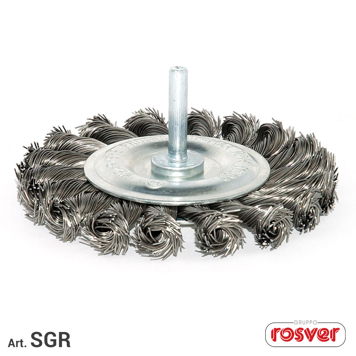 Spazzola per cordoni di saldatura - Rosver - SGR G.6 Acciaio - Conf.10pz