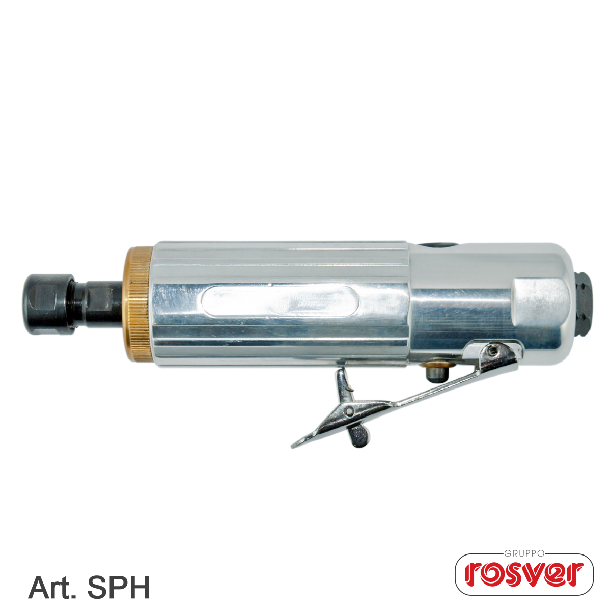 Smerigliatrice Dritta Robusta in Alluminio Heavy Duty SPH 24.000RPM Rosver 1pz