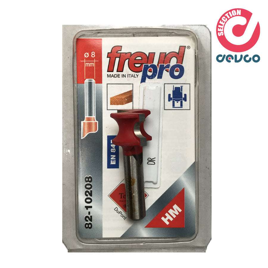Fresa 2 taglienti per legno diametro 8  Freud - 82-10208