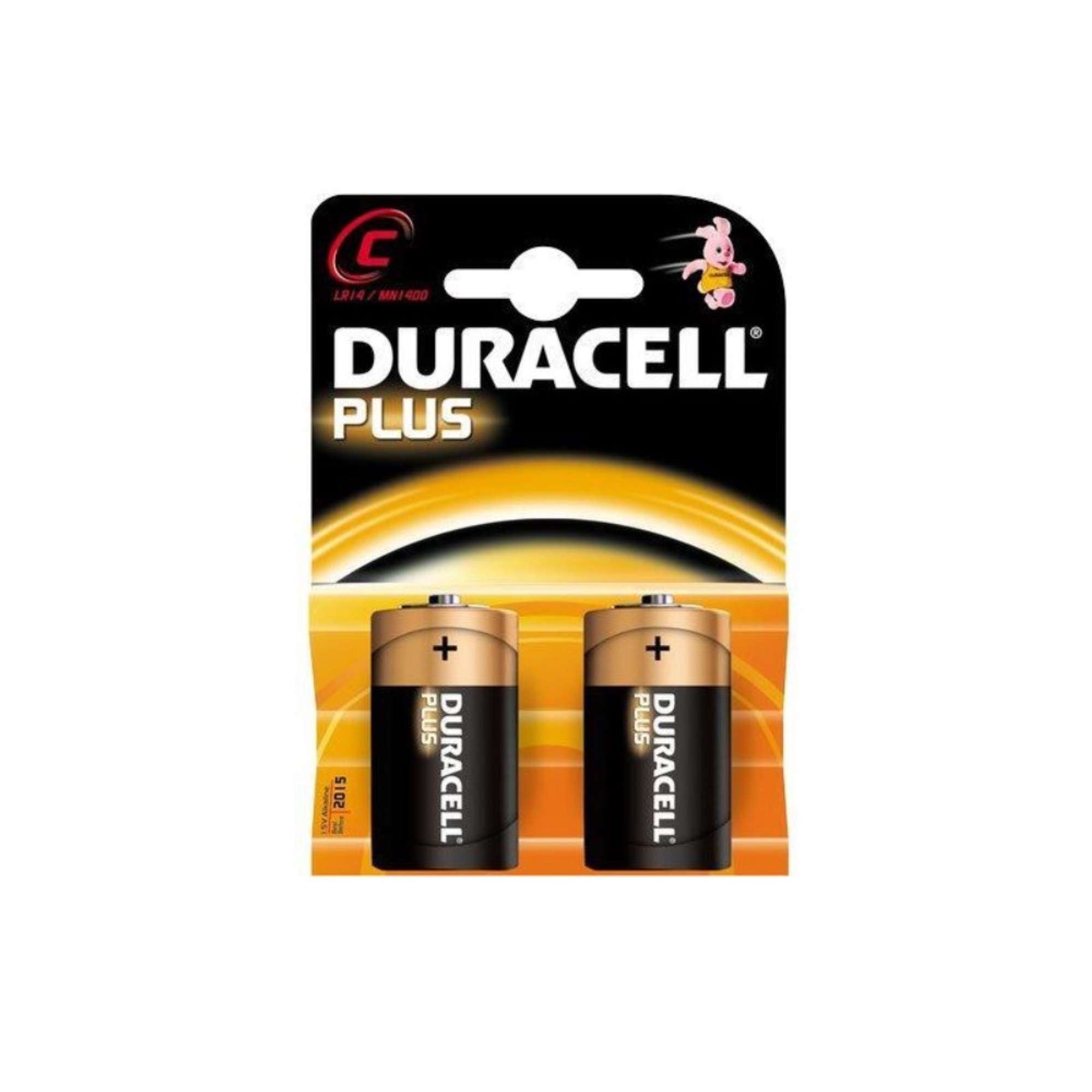 Batterie Mezza torcia POWER C, blister con 2 pile duralock - DURACELL DU0300