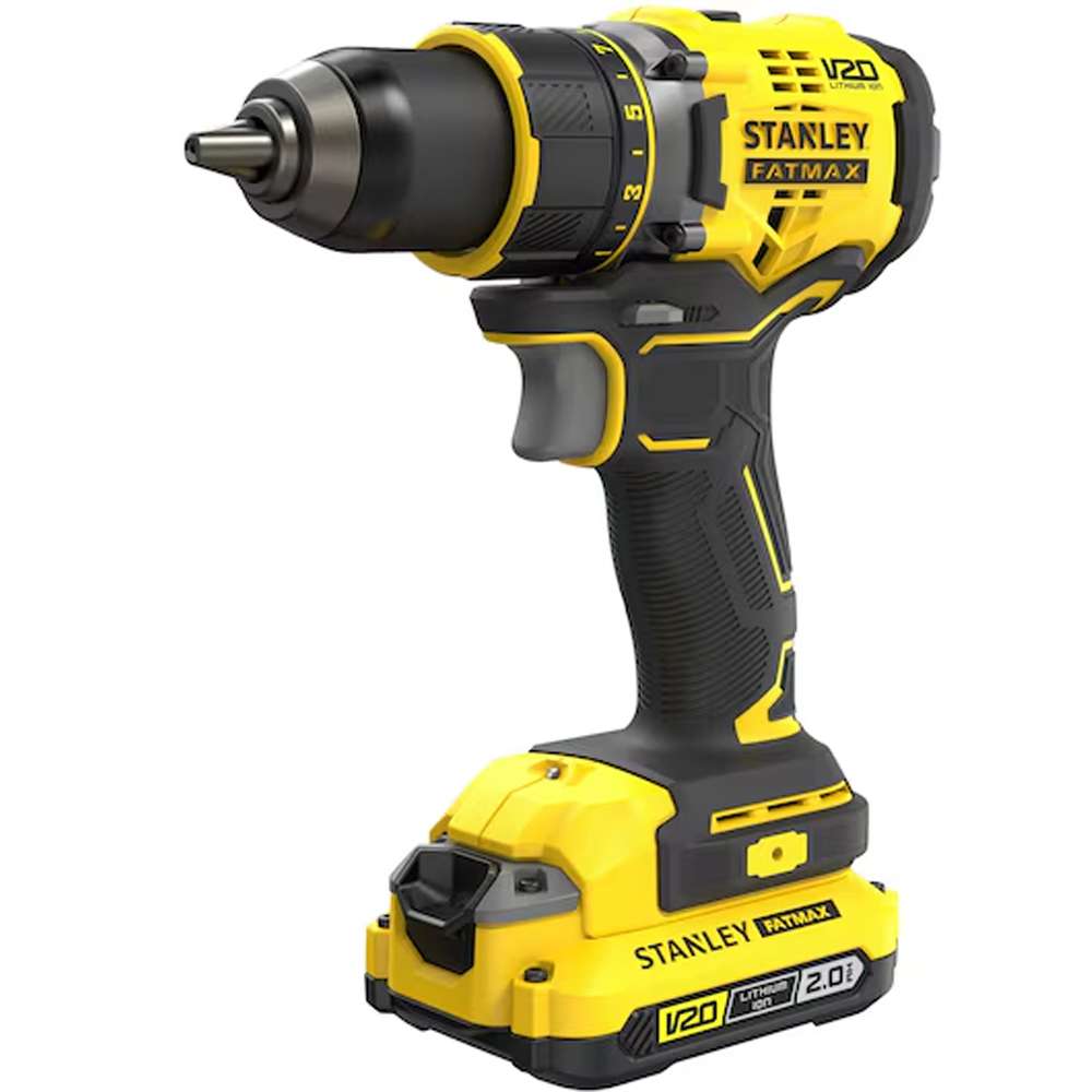 Trapano avvitatore brushless18V V20StanleyFatmax2.0Ah SFMCD720D2K-QW