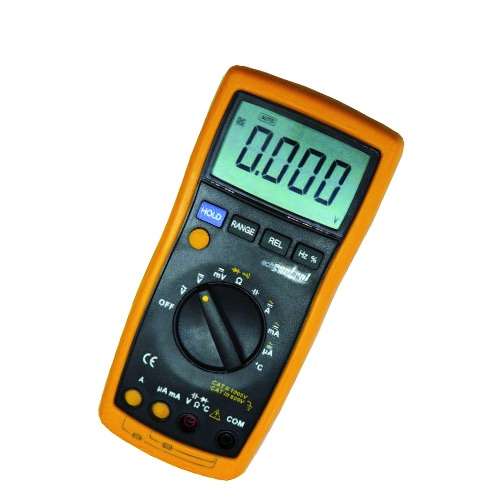 Multimetro digitale professionale LCD 4 digit sonda temperatura autorange DM313