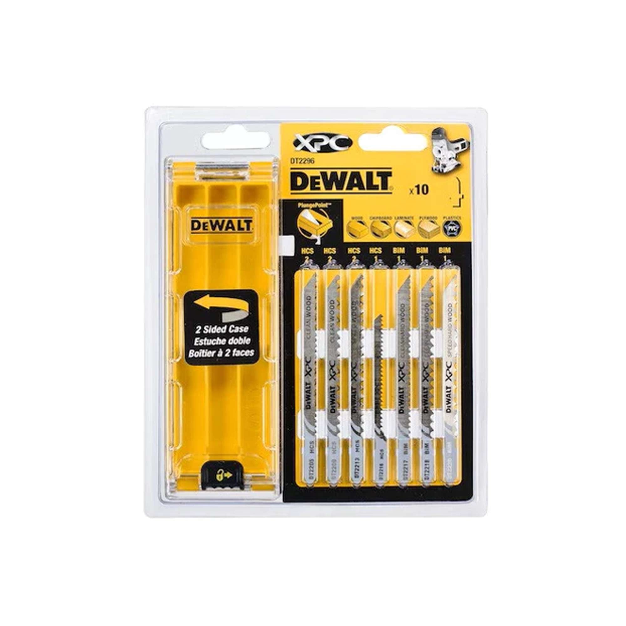 Set lame DEWALT DT2296-QZ x seghetto 10 pz