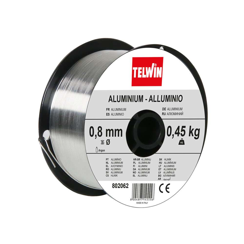 Bobina Filo alluminio 0,8-1 mm da 0,45kg - Telwin