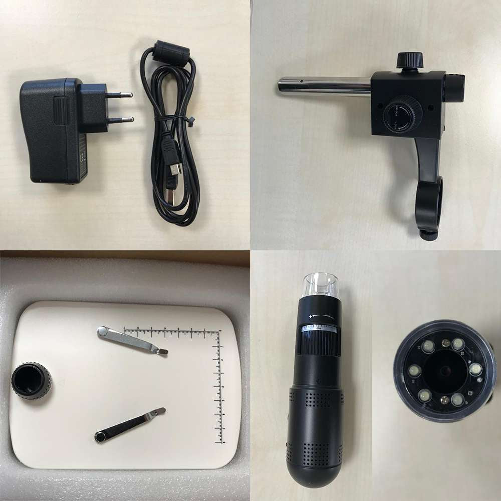 Microscopio digitale USB WiFi 1Mp 10x a 230x Video IOS ANDROID PC