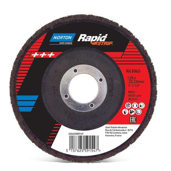 Dischi Rapid Strip con supporto Fibra Vetro 115 R4104 - Norton