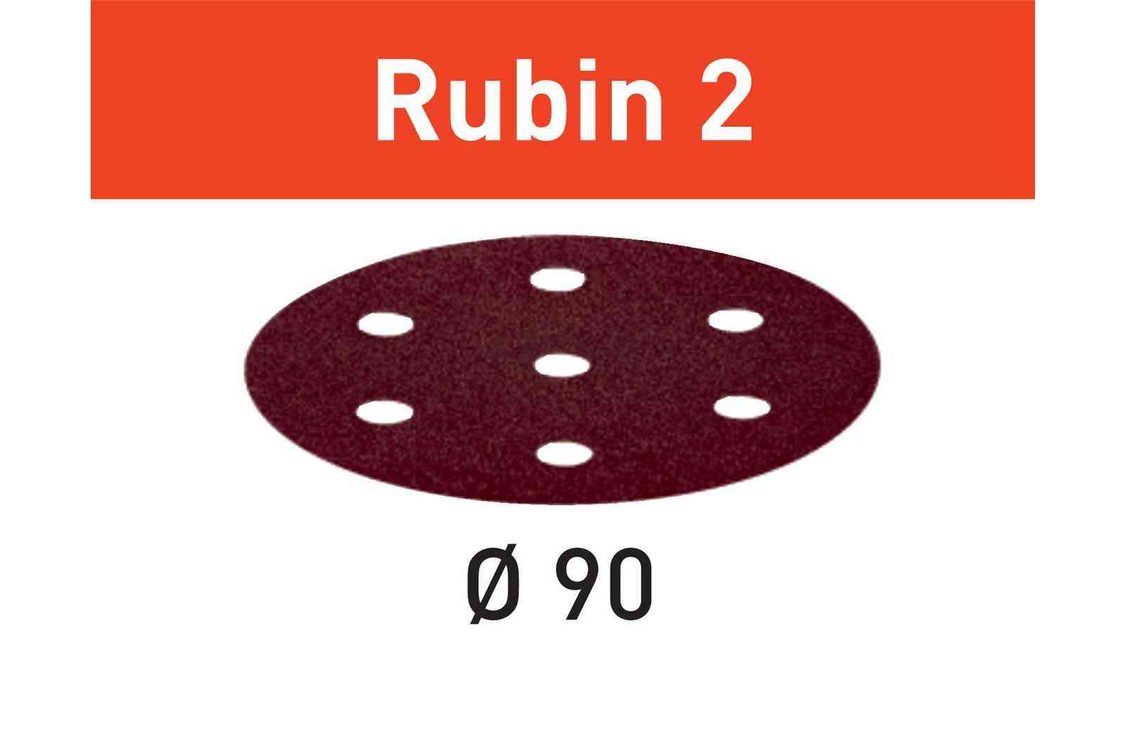 Disco abrasivo Rubin 2 STF D90/6 P100 RU2/50 499080